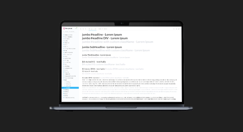 Design system components and tokens